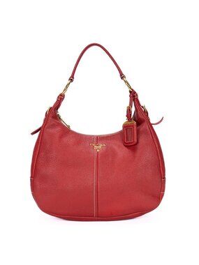 Prada Hobo Red Vitello Daino